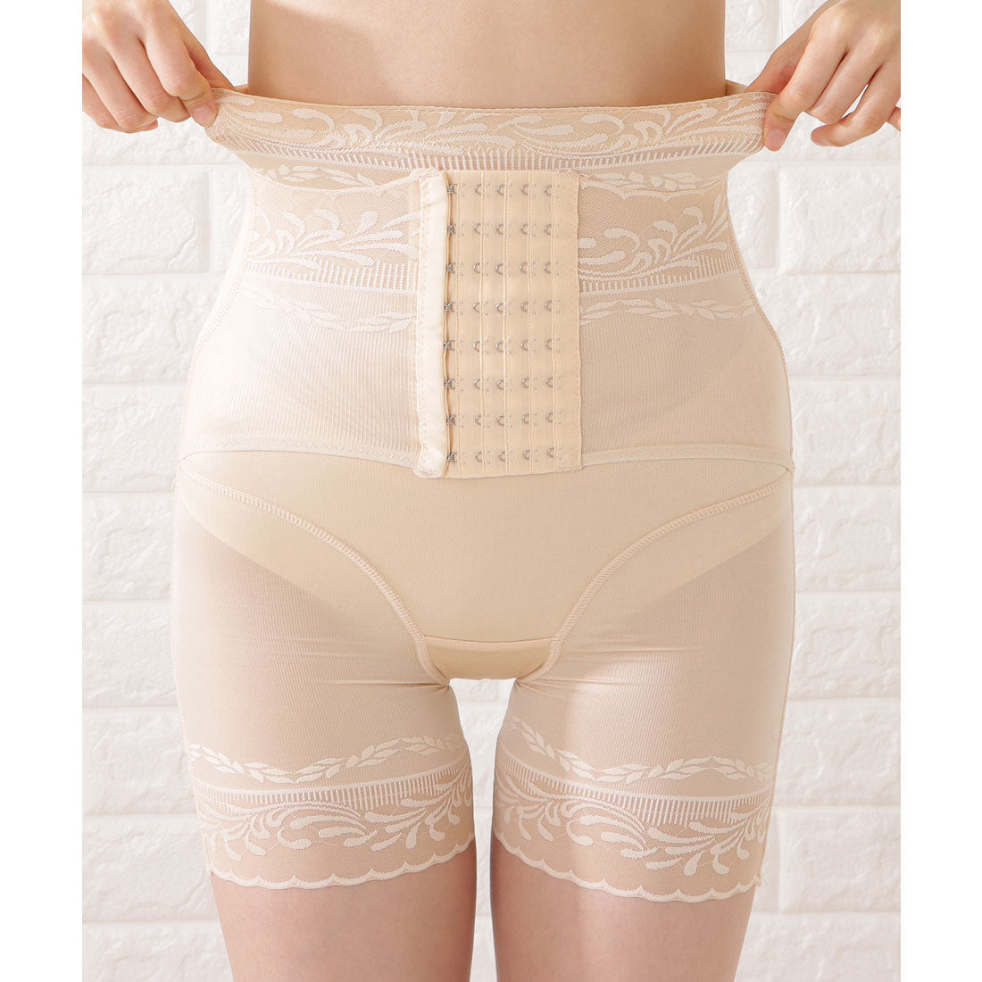 レースレディース Lace Ladies 補正下着 コルセットボディーシェイパー【返品不可商品】 （ベージュ） ベージュ