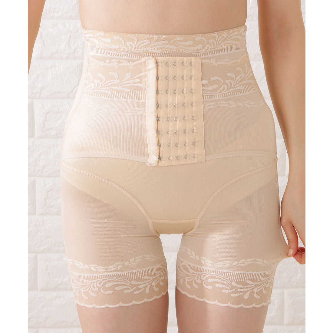 レースレディース Lace Ladies 補正下着 コルセットボディーシェイパー【返品不可商品】 （ベージュ） ベージュ