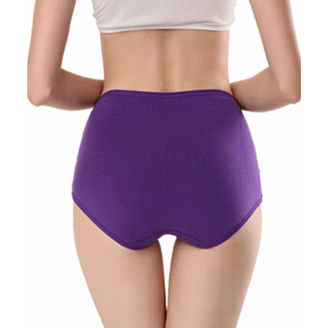 レースレディース Lace Ladies ハイウエストフルバック コットンショーツ【返品不可商品】