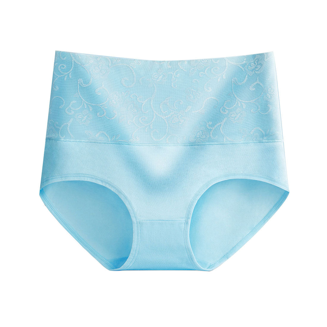 レースレディース Lace Ladies ハイウエストフルバック コットンショーツ【返品不可商品】,ライトブルー