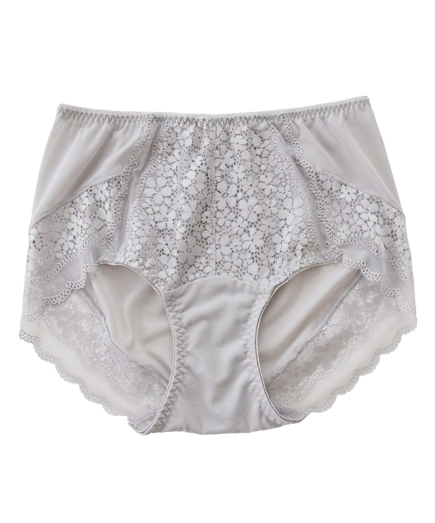 レースレディース Lace Ladies シアー メッシュ ストレッチ レース ショーツ （グレー） グレー