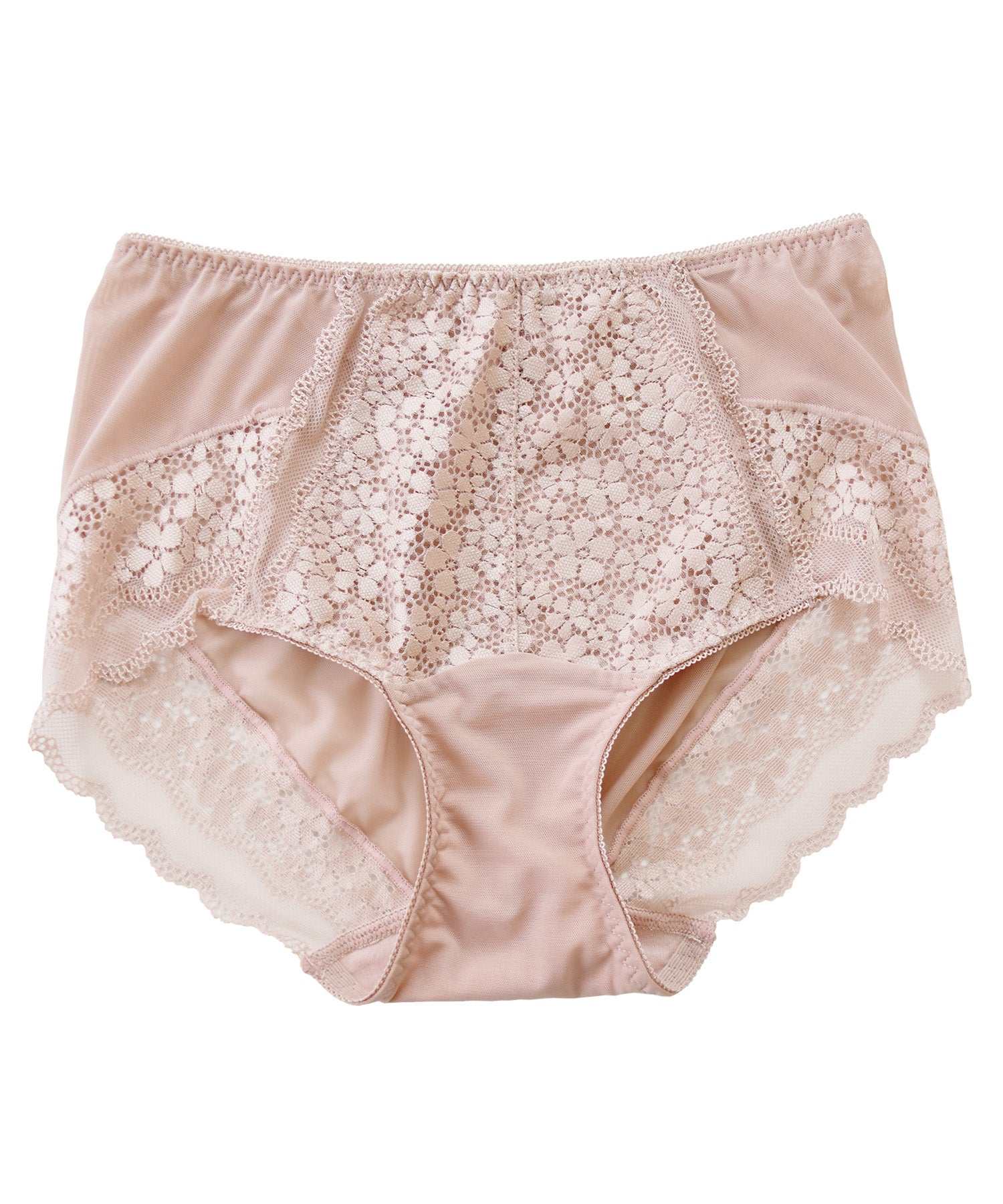 レースレディース Lace Ladies シアー メッシュ ストレッチ レース ショーツ （ピンク） ピンク