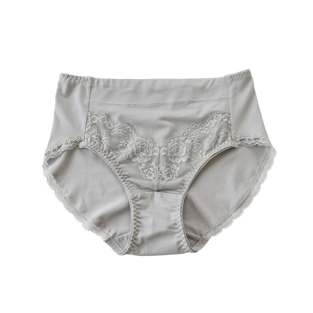 レースレディース Lace Ladies おなかすっぽり ストレッチ ハイウエストショーツ【返品不可商品】 （グレー） グレー