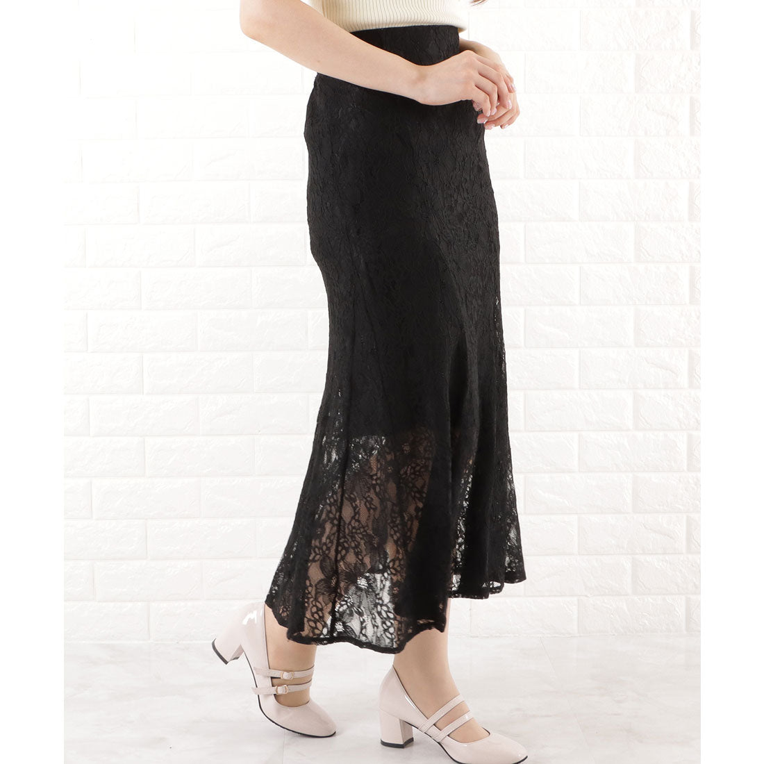 レースレディース Lace Ladies 総レースロングスカート
