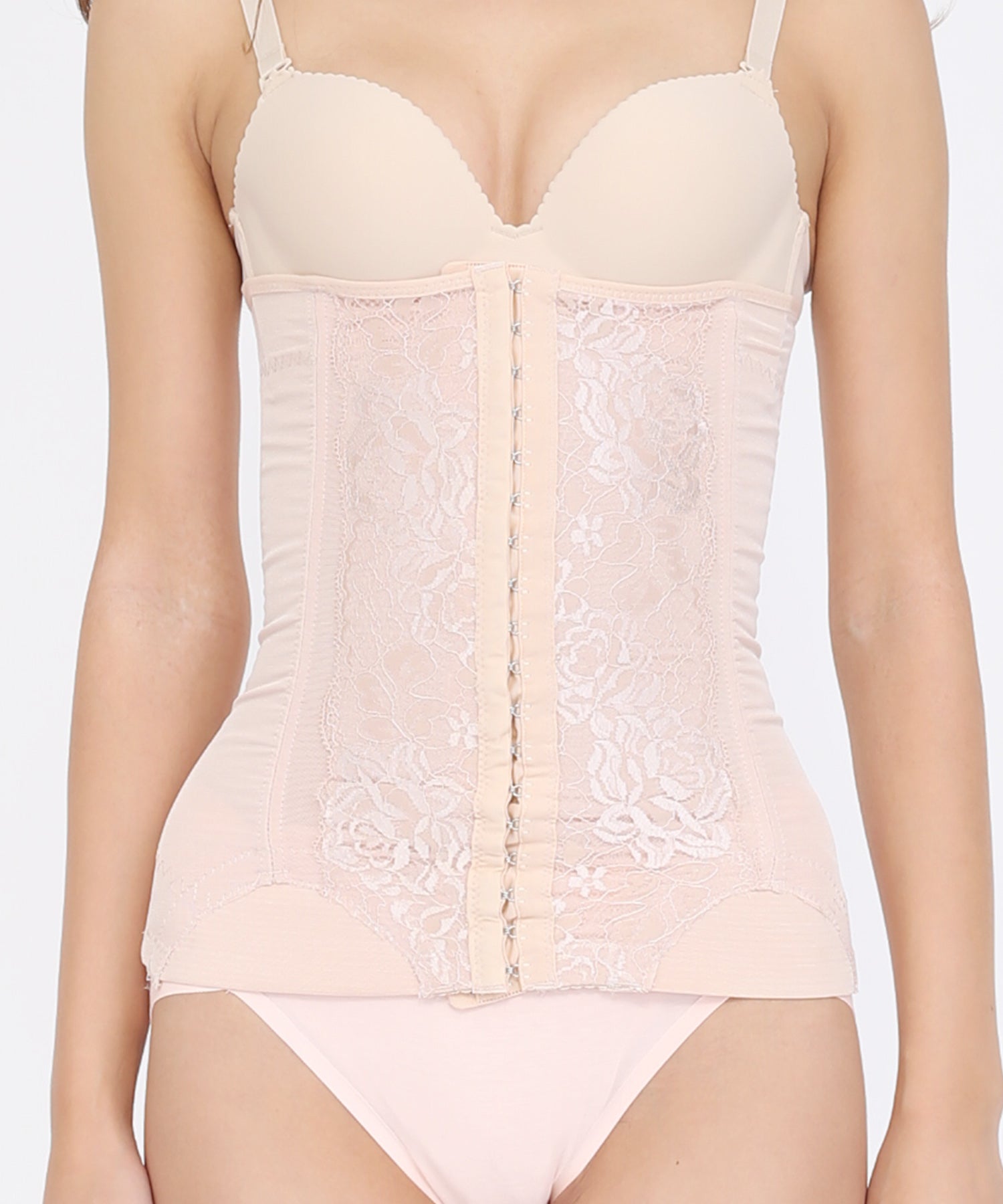 レースレディース Lace Ladies ウエスト引き締めコルセット ウエストニッパー （BEIGE） BEIGE