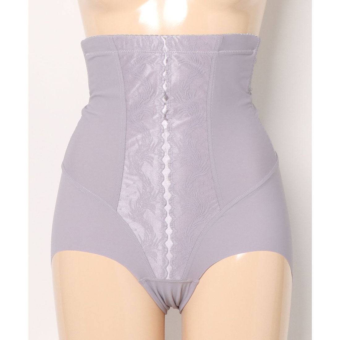 レースレディース Lace Ladies フロント レース ハイウエスト ガードル ショーツ【返品不可商品】 （ベージュ） ベージュ