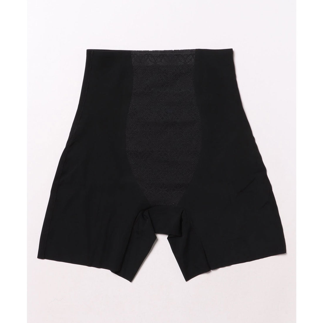 レースレディース Lace Ladies ハイウエスト シームレス 3分丈 シンプル ボディシェイパー【返品不可商品】 （ベージュ） ベージュ
