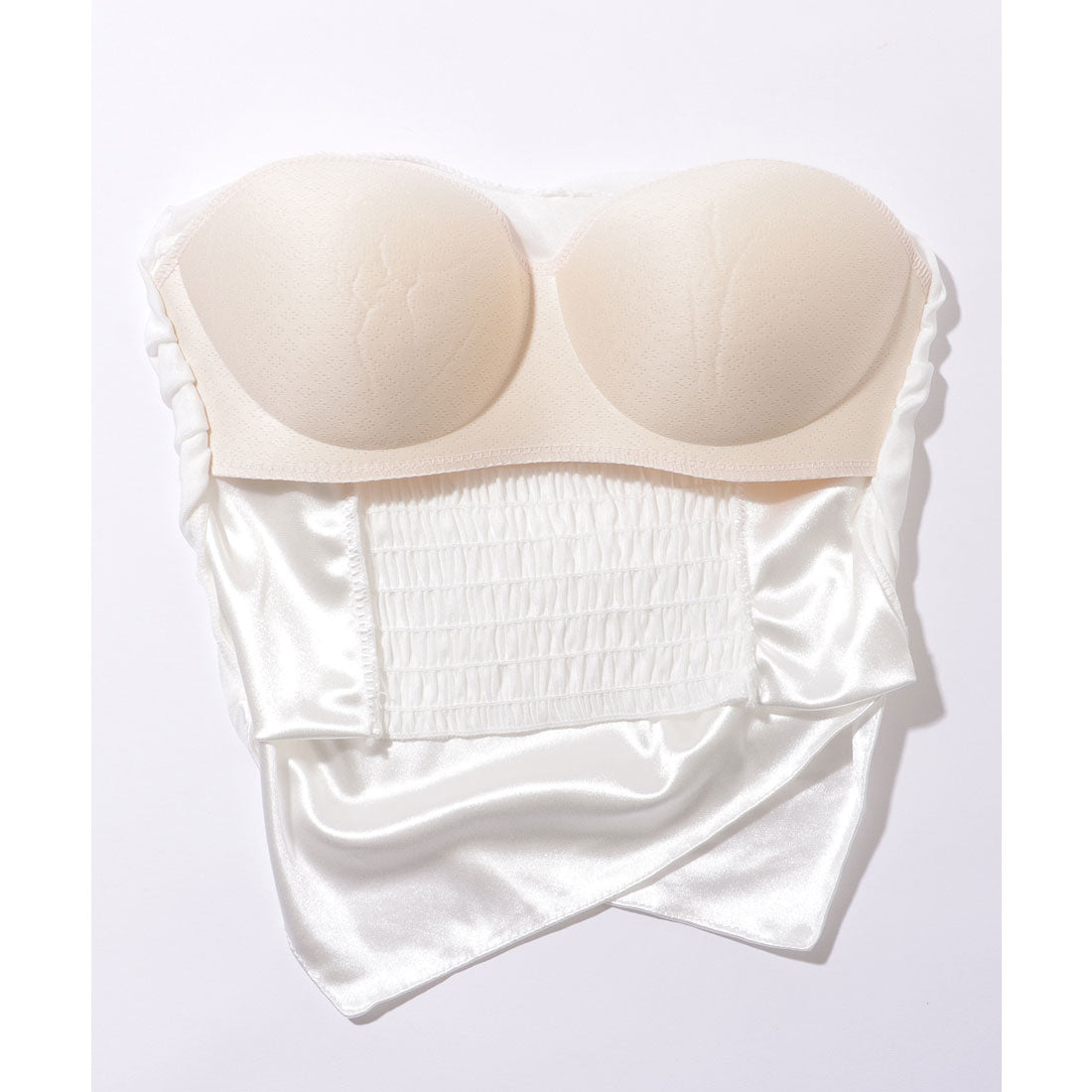 レースレディース Lace Ladies ハートネック バック シャーリング カップイン キャミソール （ブラウン） ブラウン