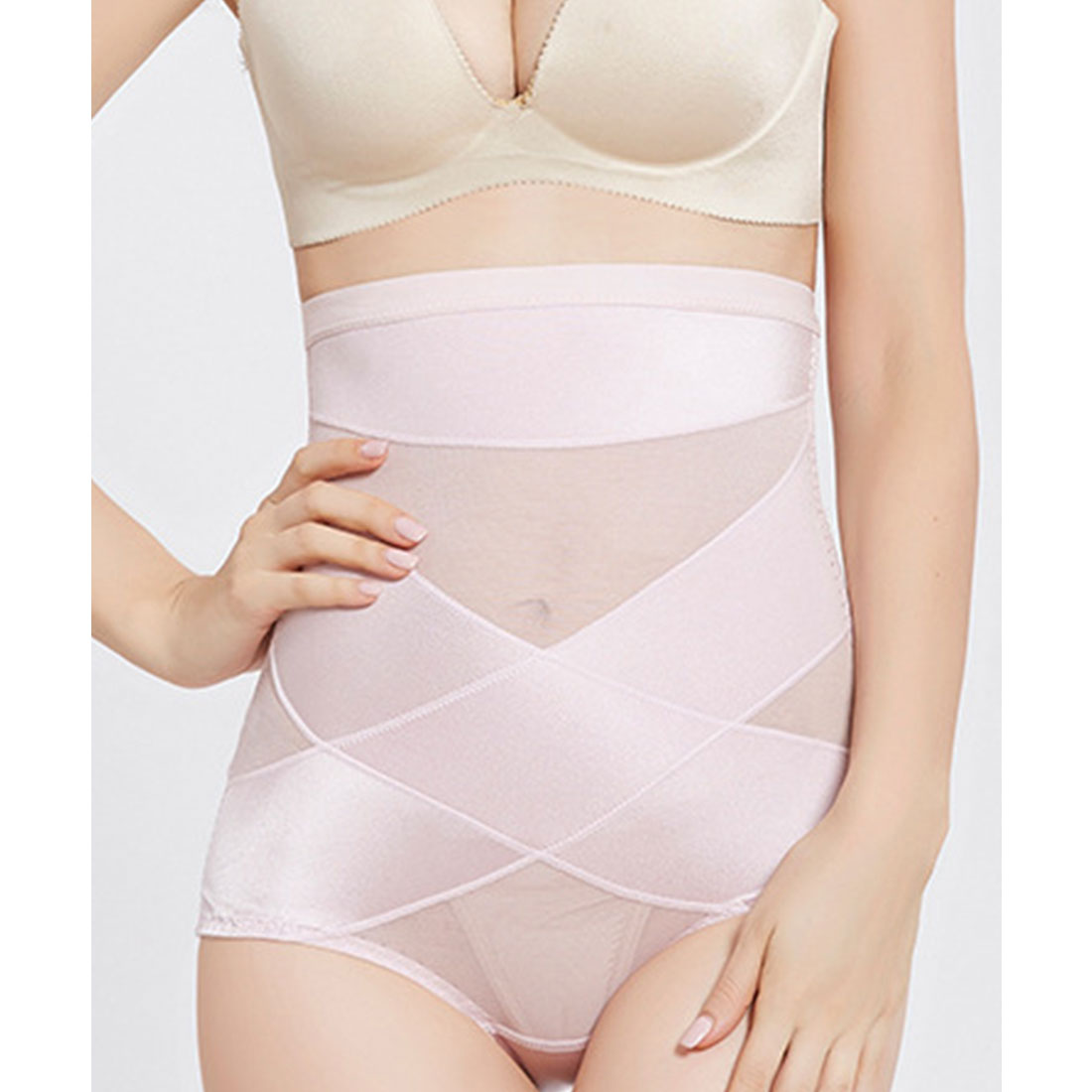レースレディース Lace Ladies シアードッキング ハイウエスト シェイプアップ サポーター【返品不可商品】 （ラベンダー） ラベンダー