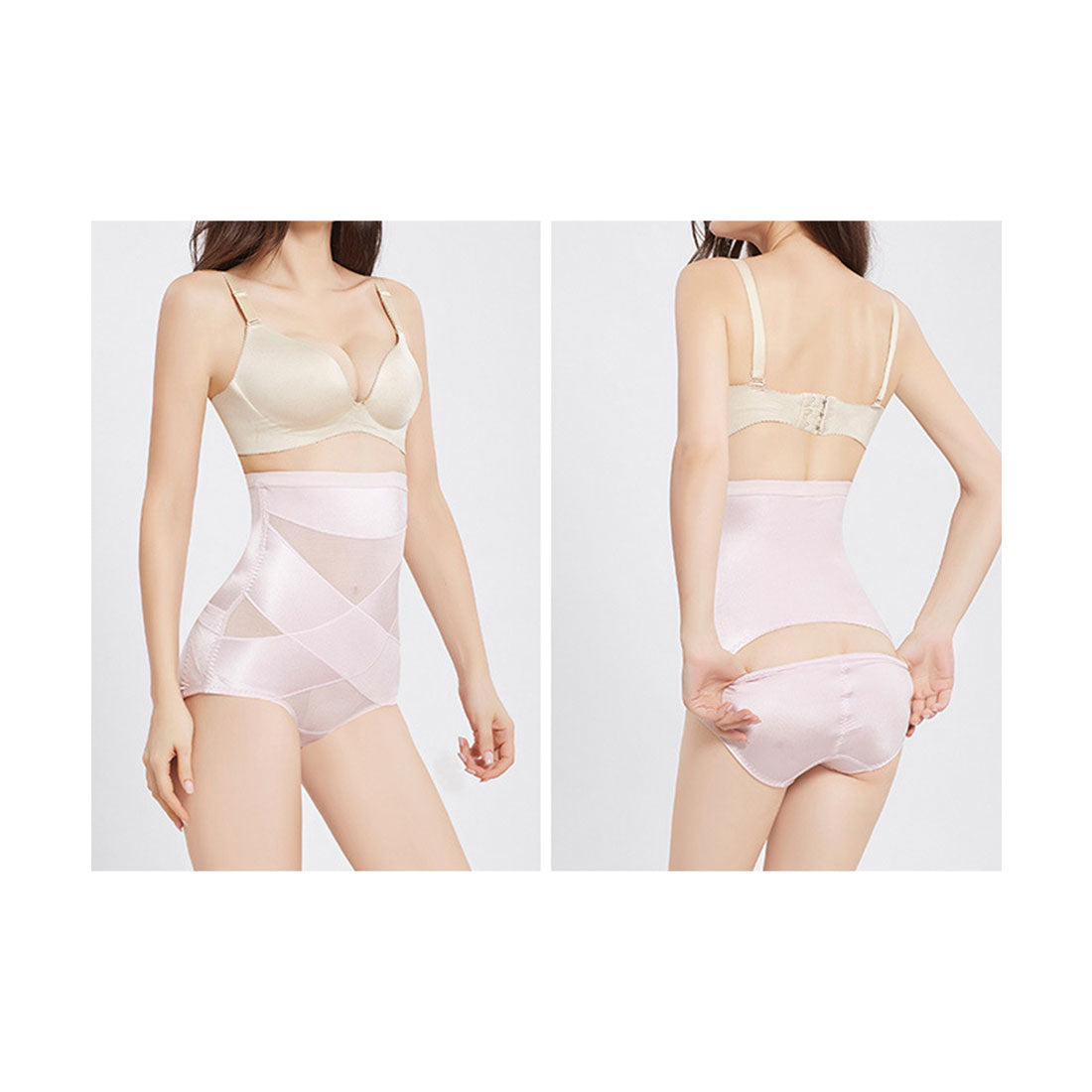 レースレディース Lace Ladies シアードッキング ハイウエスト シェイプアップ サポーター【返品不可商品】 （ラベンダー） ラベンダー