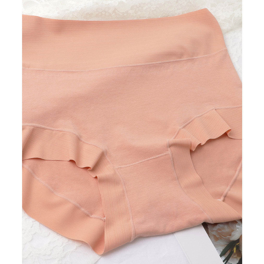 レースレディース Lace Ladies 【5枚セット】ハイウエスト ベーシック カラー ショーツ【返品不可商品】 （5枚セット） 5枚セット