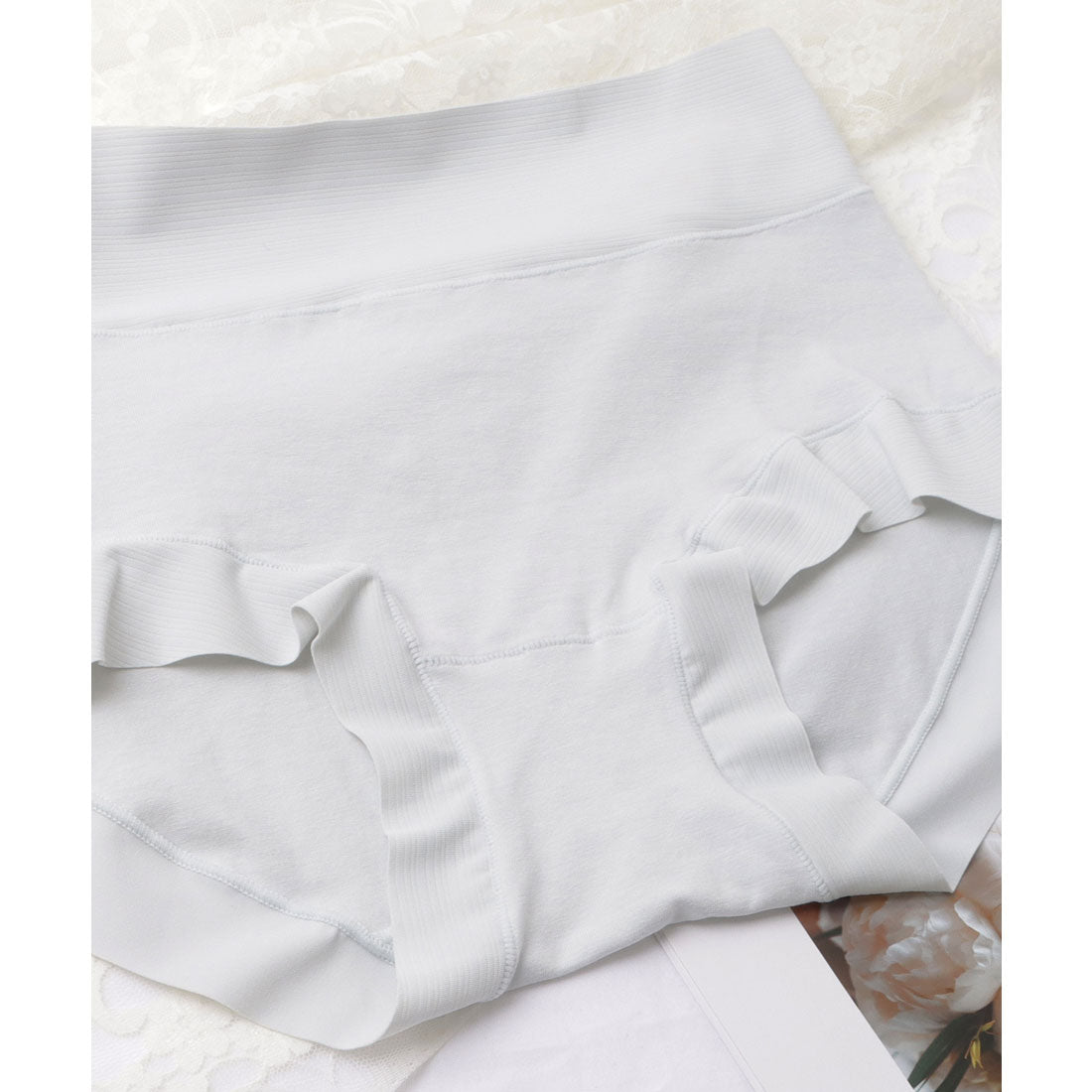 レースレディース Lace Ladies 【5枚セット】ハイウエスト ベーシック カラー ショーツ【返品不可商品】 （5枚セット） 5枚セット