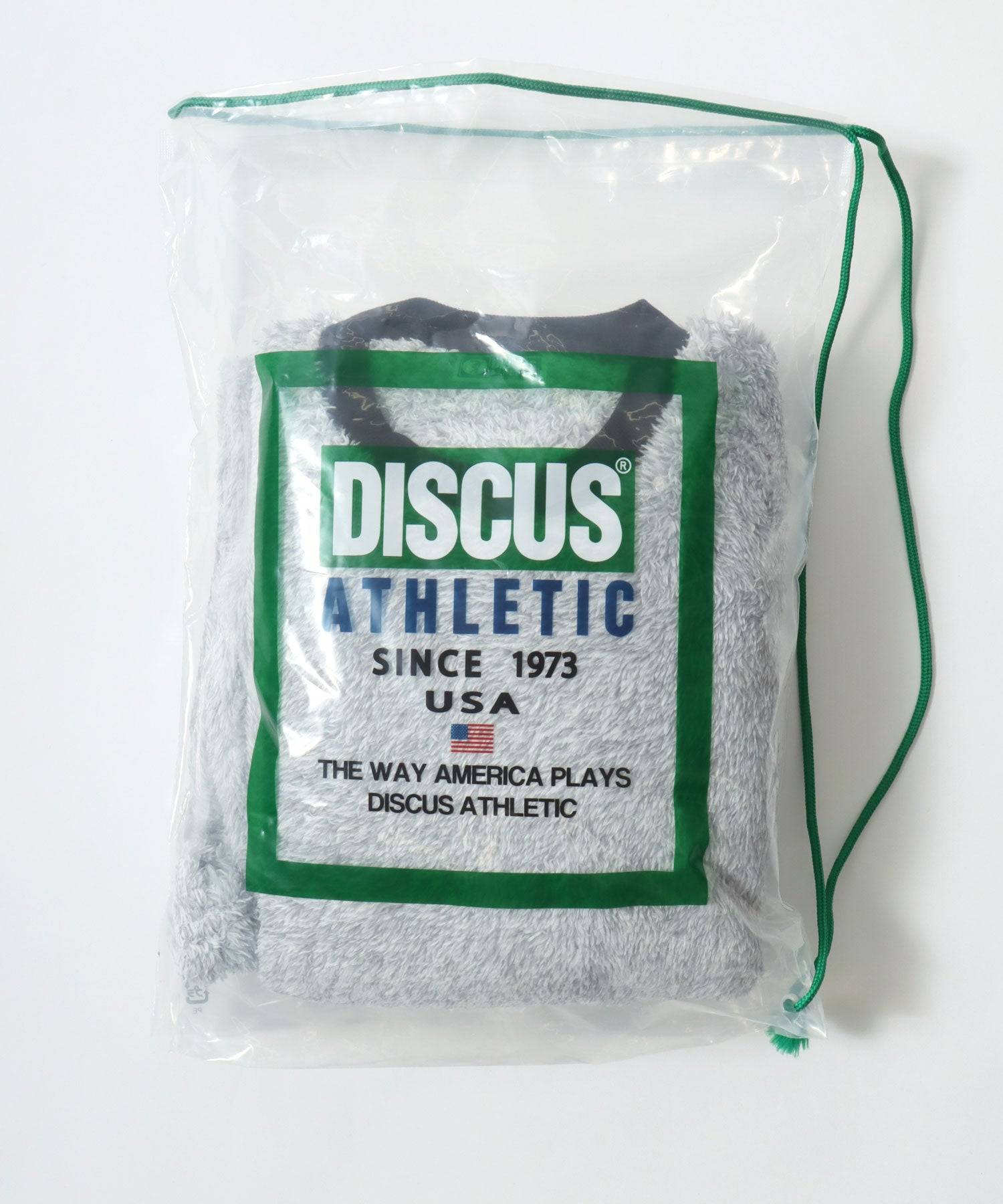 DISCUS/ディスカス セットアップ ボアフリース スウェットトレーナー＆ロングパンツ＆収納バッグ 3点セット/ルームウェア/ワンマイルウェア/パジャマ/レディース メンズ （アッシュグレー） アッシュグレー