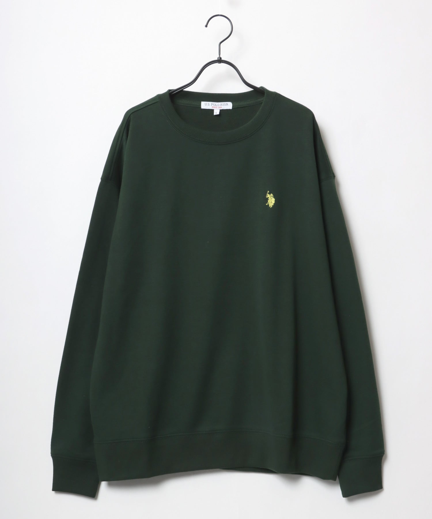 ラザル Lazar 【Lazar】U.S. POLO ASSN./ユーエスポロアッスン ビッグシルエット ワンポイント刺繍 スウェット トレーナー
