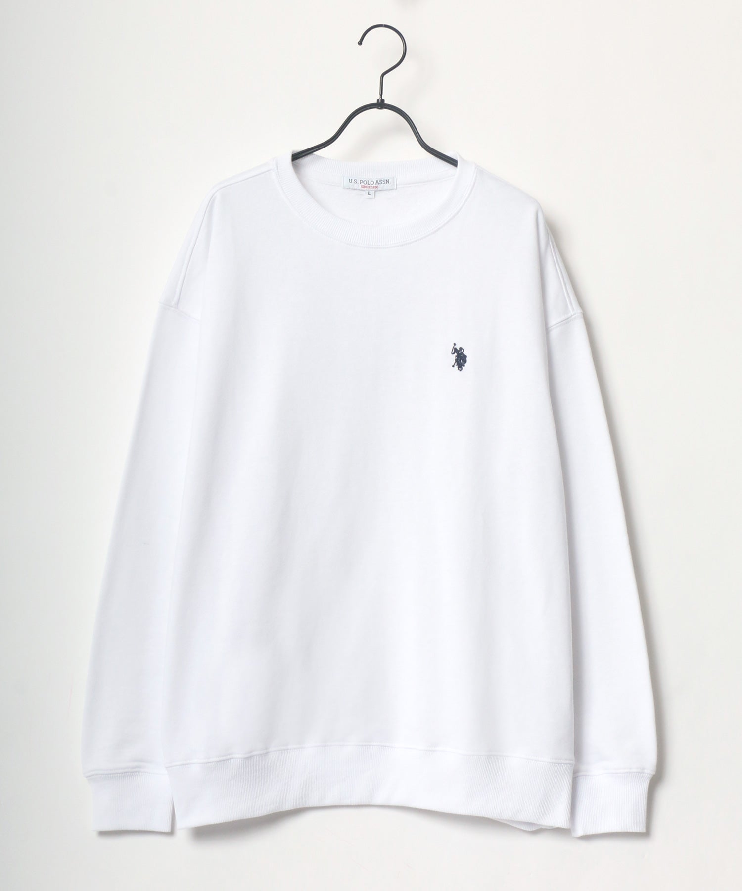 ラザル Lazar 【Lazar】U.S. POLO ASSN./ユーエスポロアッスン ビッグシルエット ワンポイント刺繍 スウェット トレーナー