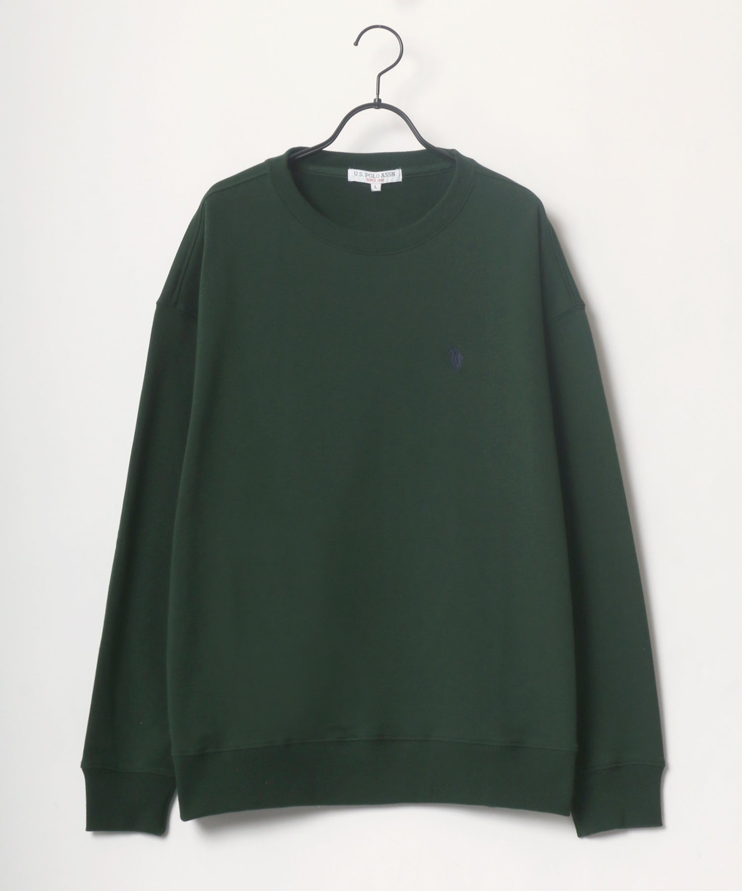 ラザル Lazar 【Lazar】U.S. POLO ASSN./ユーエスポロアッスン ビッグシルエット ワンポイント刺繍 スウェット トレーナー