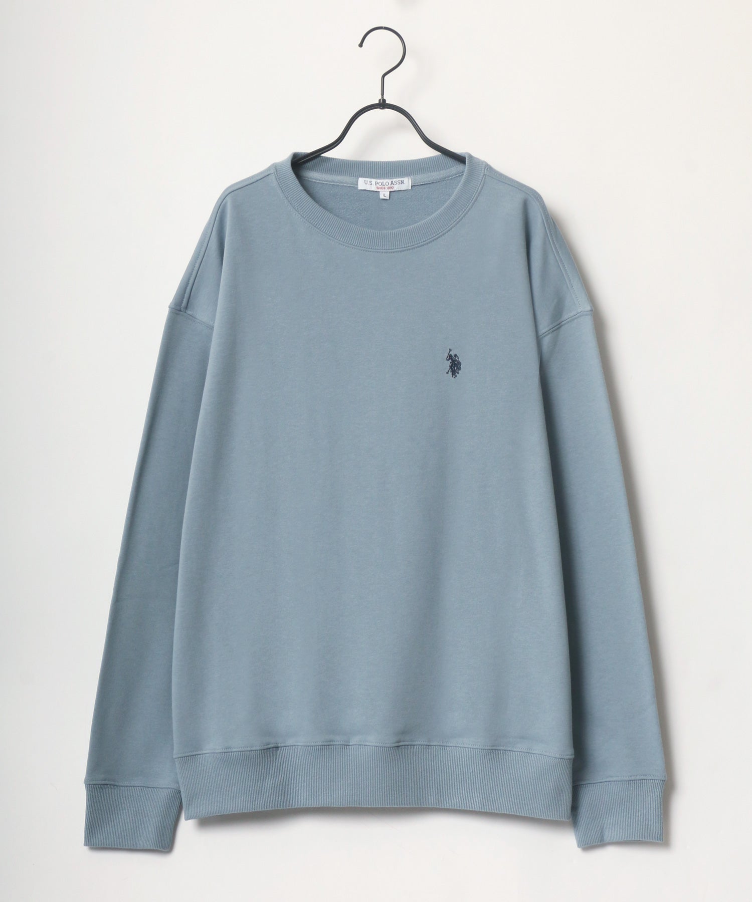 ラザル Lazar 【Lazar】U.S. POLO ASSN./ユーエスポロアッスン ビッグシルエット ワンポイント刺繍 スウェット トレーナー