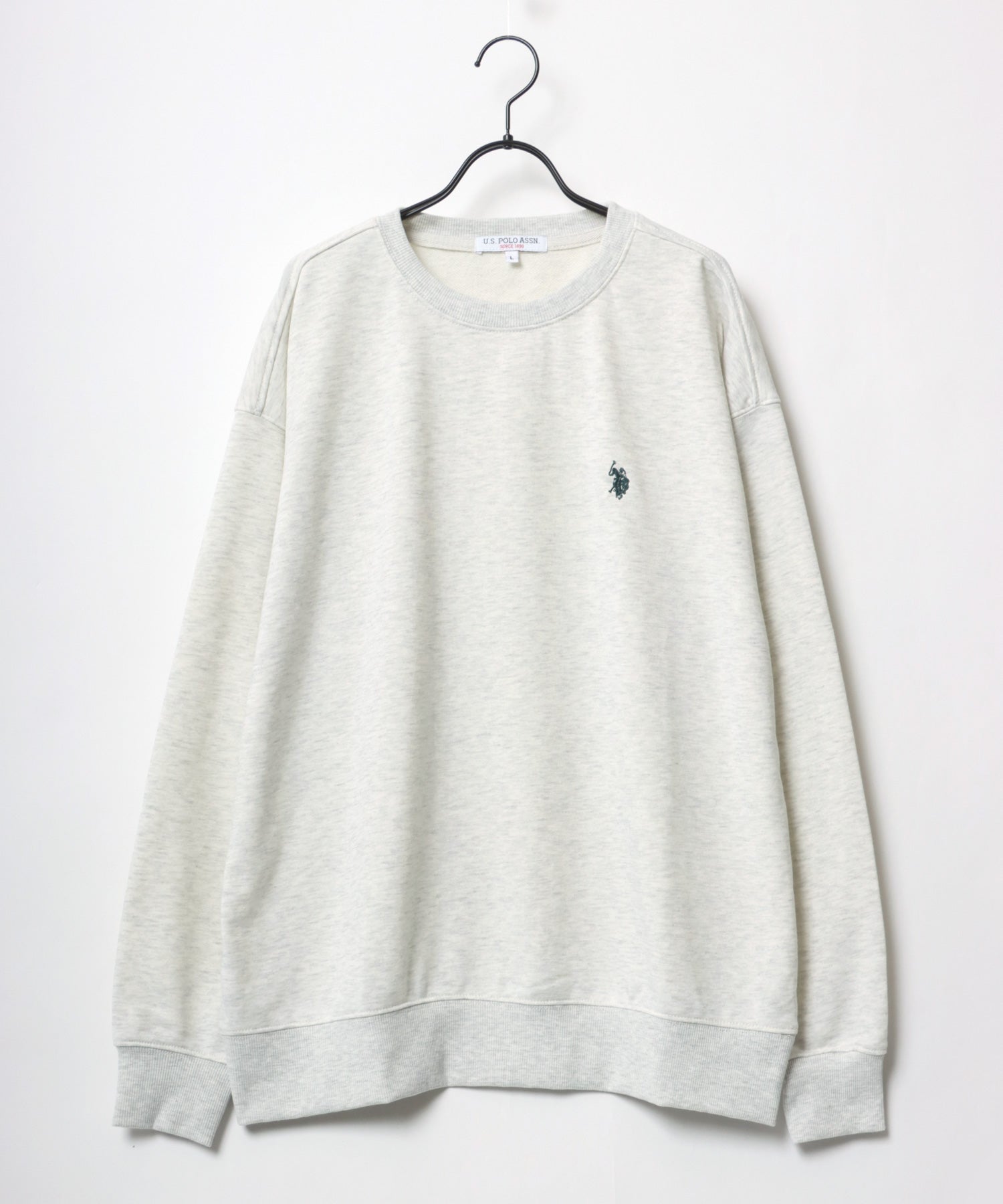 ラザル Lazar 【Lazar】U.S. POLO ASSN./ユーエスポロアッスン ビッグシルエット ワンポイント刺繍 スウェット トレーナー