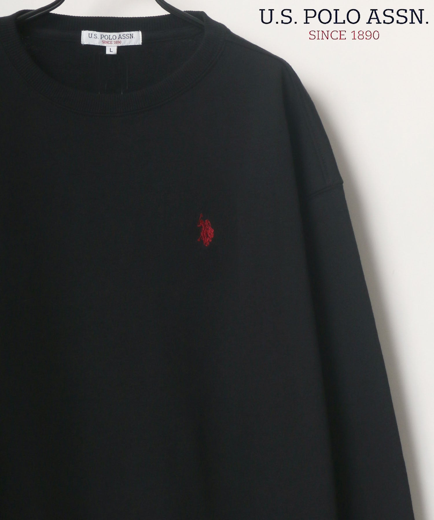 ラザル Lazar 【Lazar】U.S. POLO ASSN./ユーエスポロアッスン ビッグシルエット ワンポイント刺繍 スウェット トレーナー
