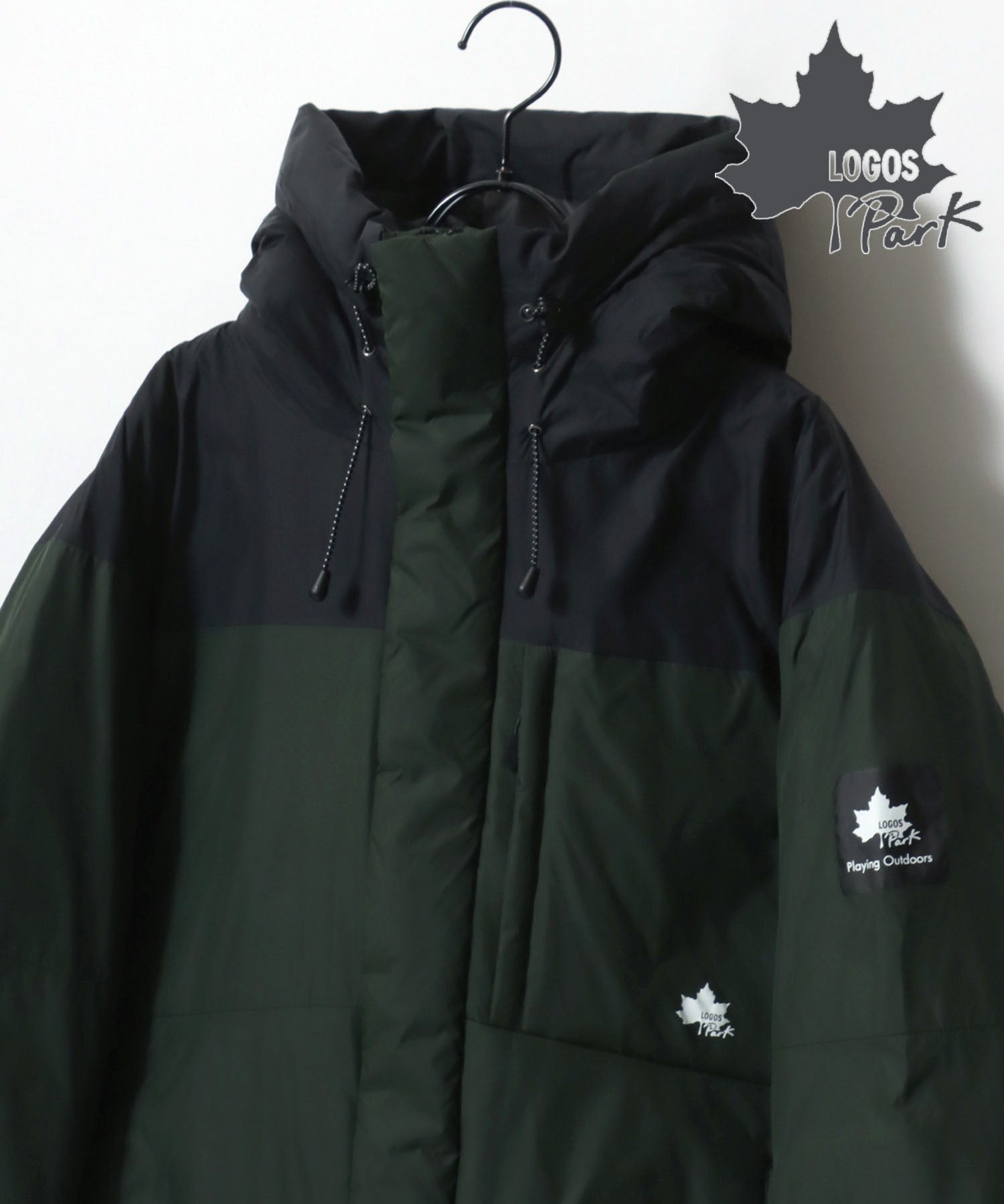 ラザル Lazar 【Lazar】LOGOS/ロゴス Fiber Down Jacket Parka/撥水 中綿 ファイバーダウンジャケットパーカー/アウター,グリーン系その他
