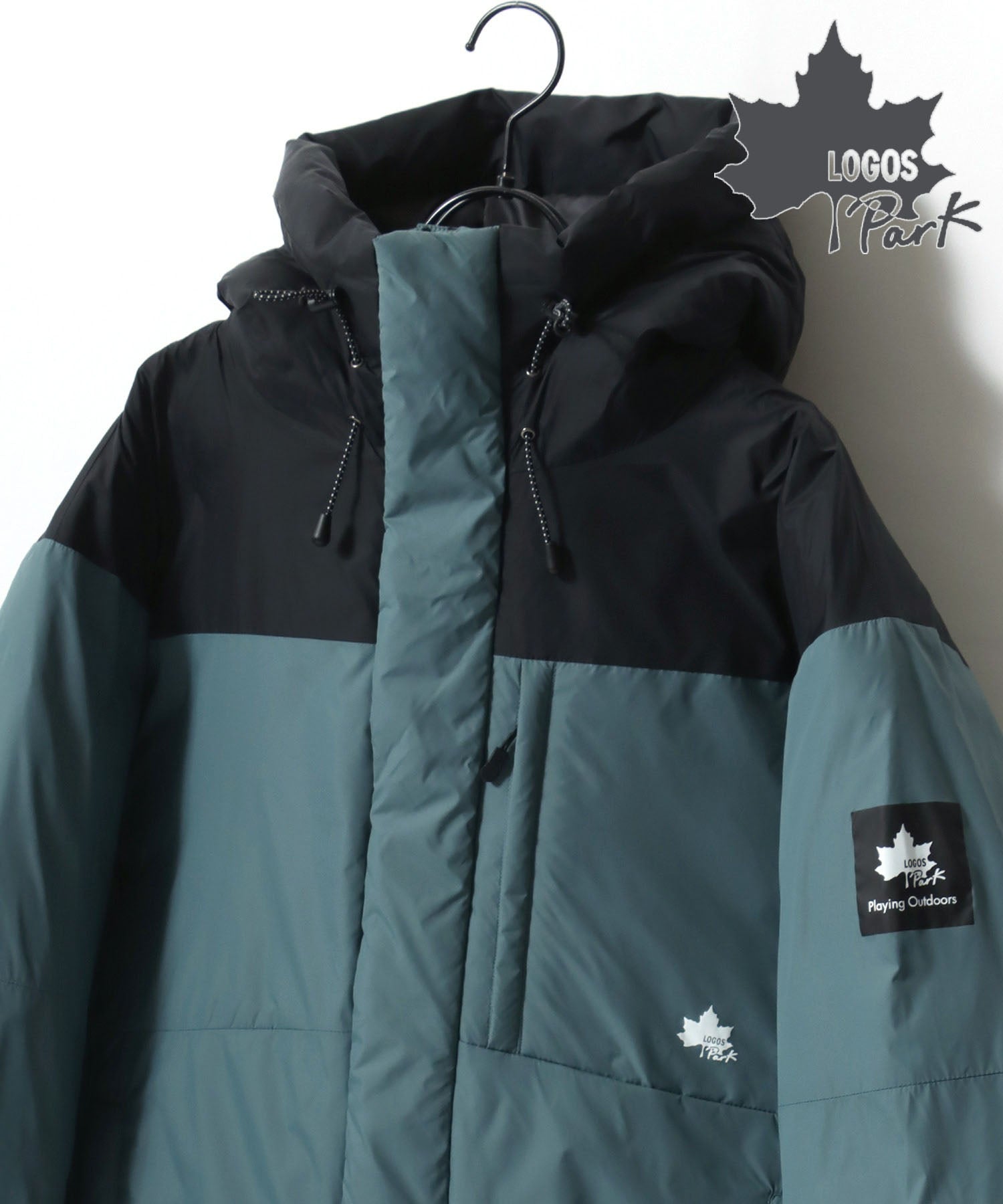 ラザル Lazar 【Lazar】LOGOS/ロゴス Fiber Down Jacket Parka/撥水 中綿 ファイバーダウンジャケットパーカー/アウター,ブルー系その他