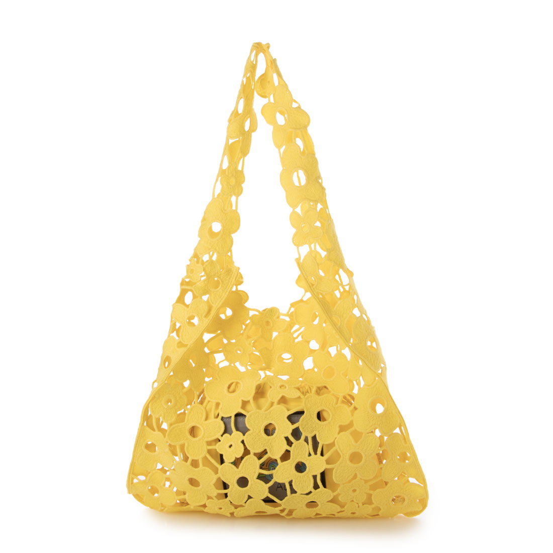 ライル Lyre ライル Lyre メッシュトートバッグ  収納ポーチ付き （YELLOW） YELLOW