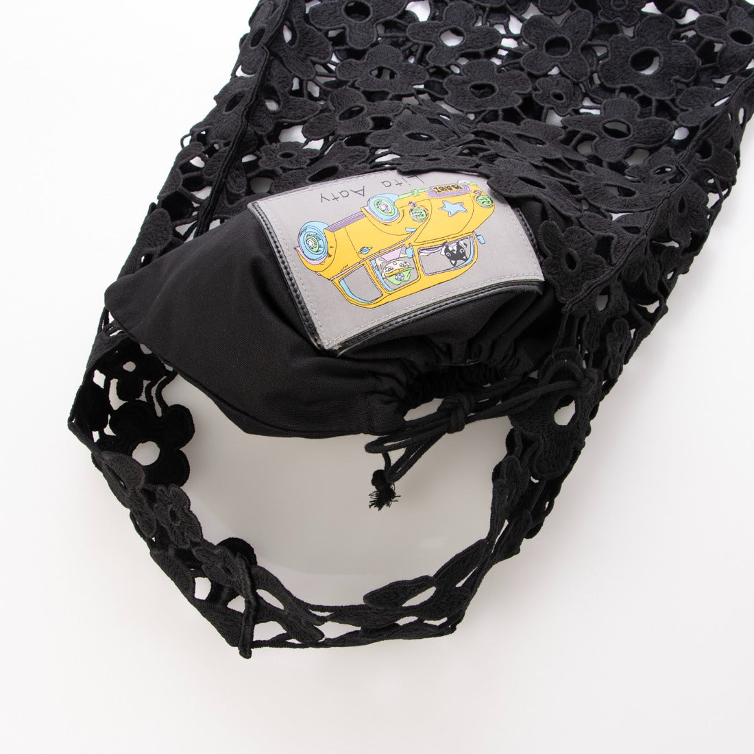 ライル Lyre ライル Lyre メッシュトートバッグ  収納ポーチ付き （YELLOW） YELLOW