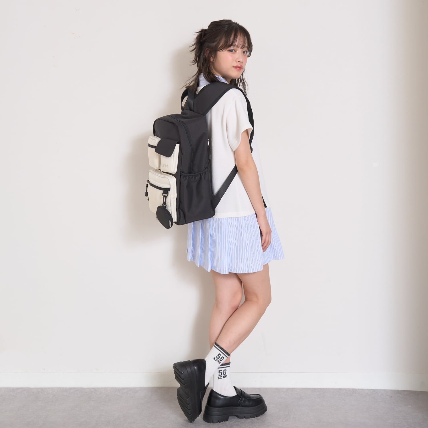 ラブトキシック Lovetoxic 【LTXC】ポーチツキ22Lリュック （アイボリー） アイボリー