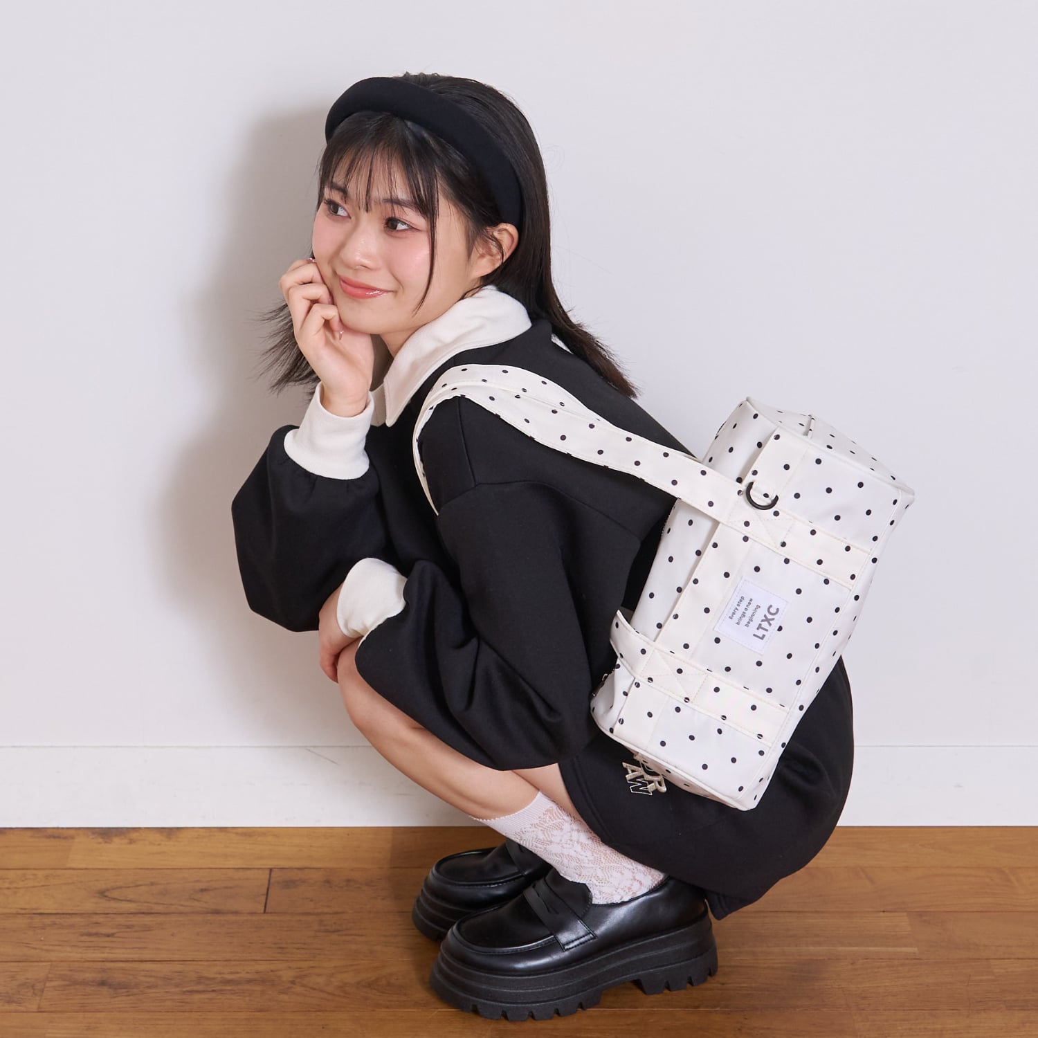 ラブトキシック Lovetoxic 厚底ローファー （黒） 黒