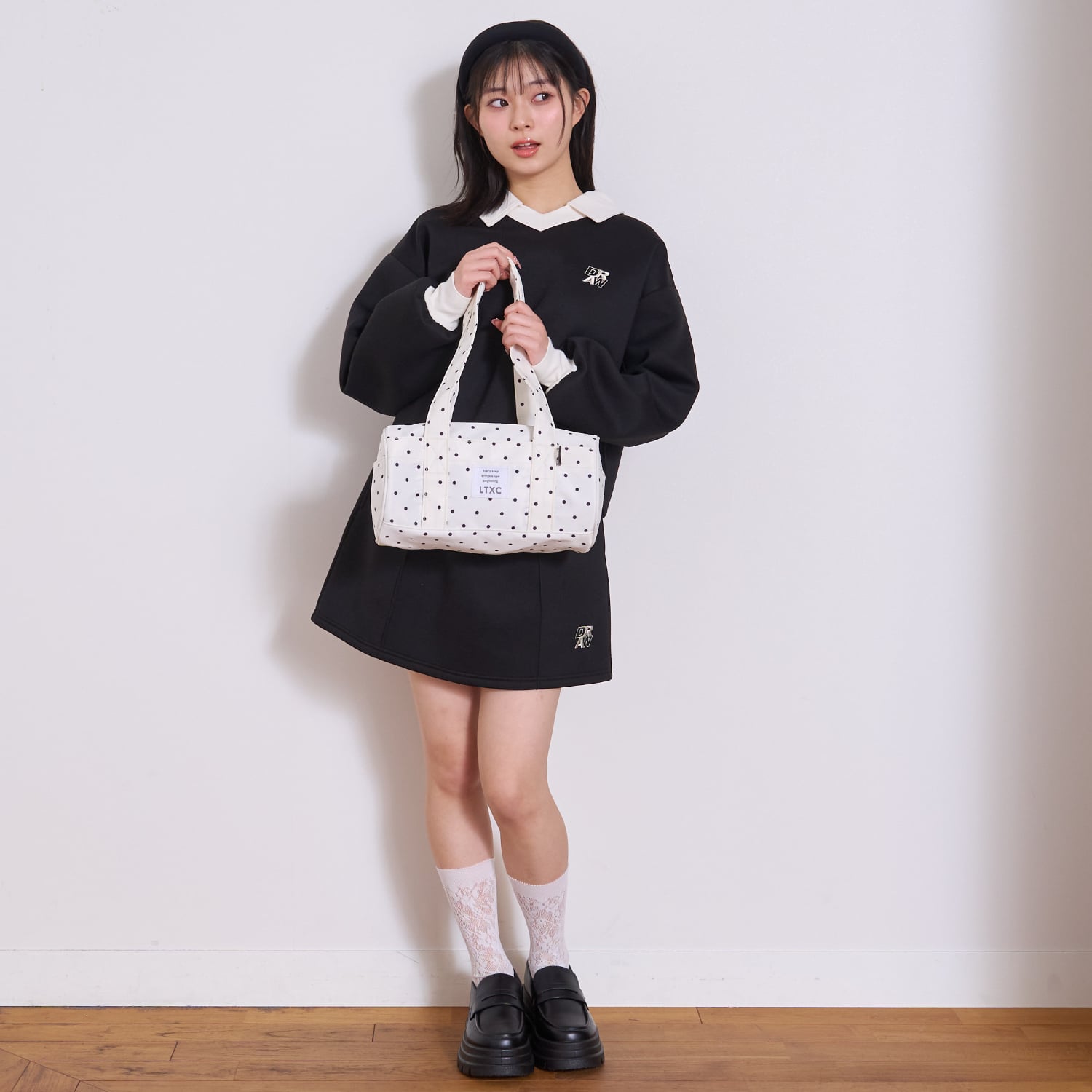 ラブトキシック Lovetoxic 厚底ローファー （黒） 黒