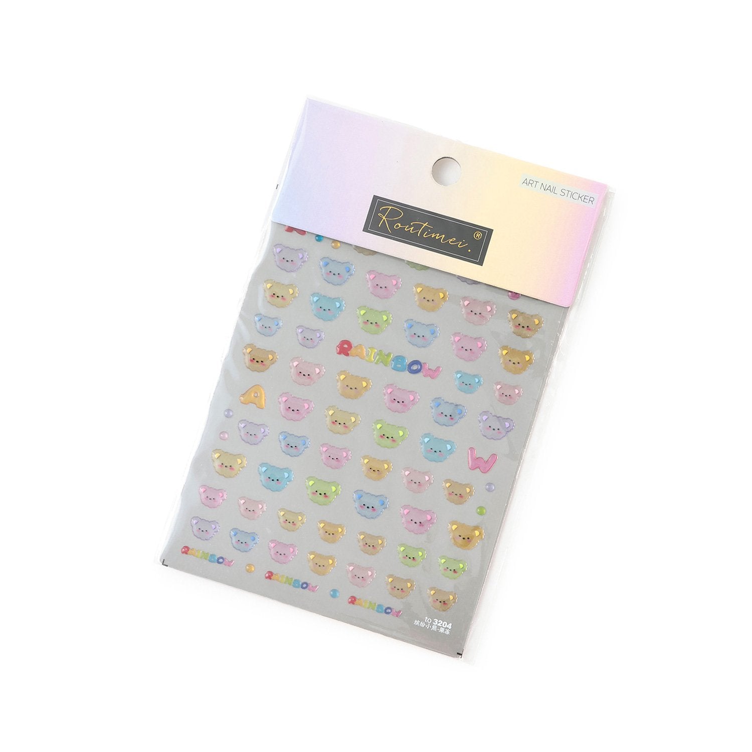 ラブトキシック Lovetoxic ぷっくりネイルシールパーツ【返品不可商品】 （オレンジ） オレンジ