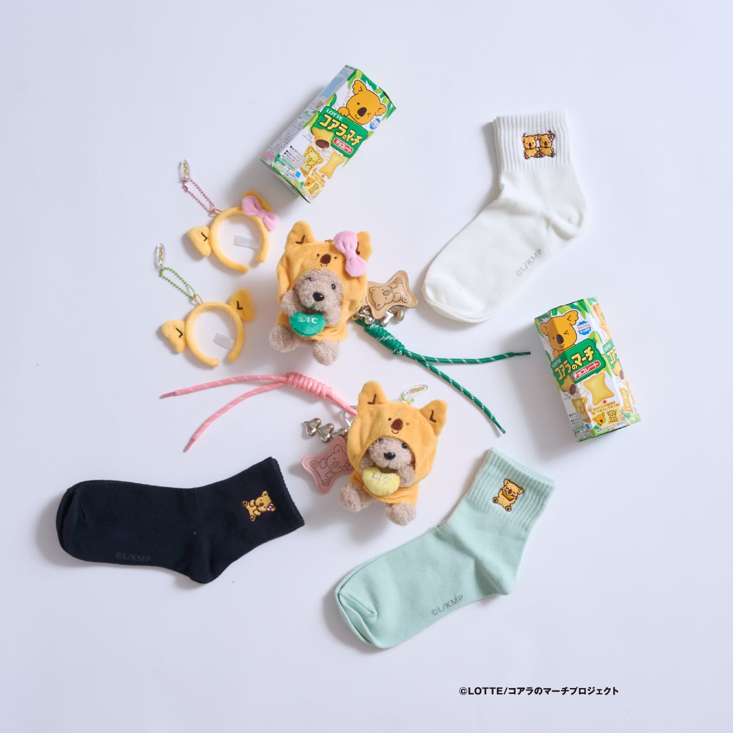 ラブトキシック Lovetoxic 【コアラのマーチ】合皮モチーフチャーム （ピンク） ピンク