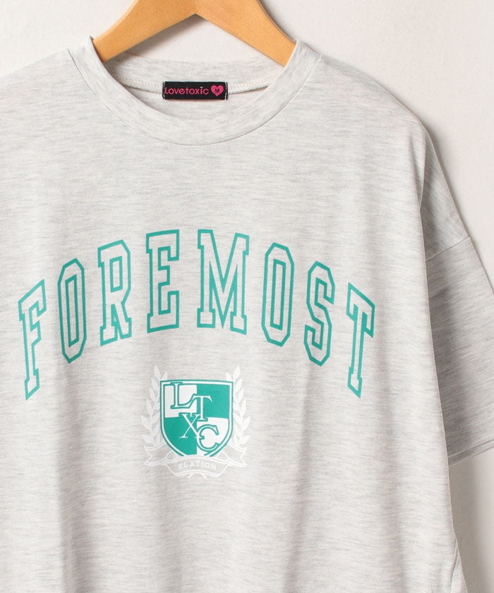 ラブトキシック Lovetoxic 【アパレルEC別注】カレッジロゴTワンピース