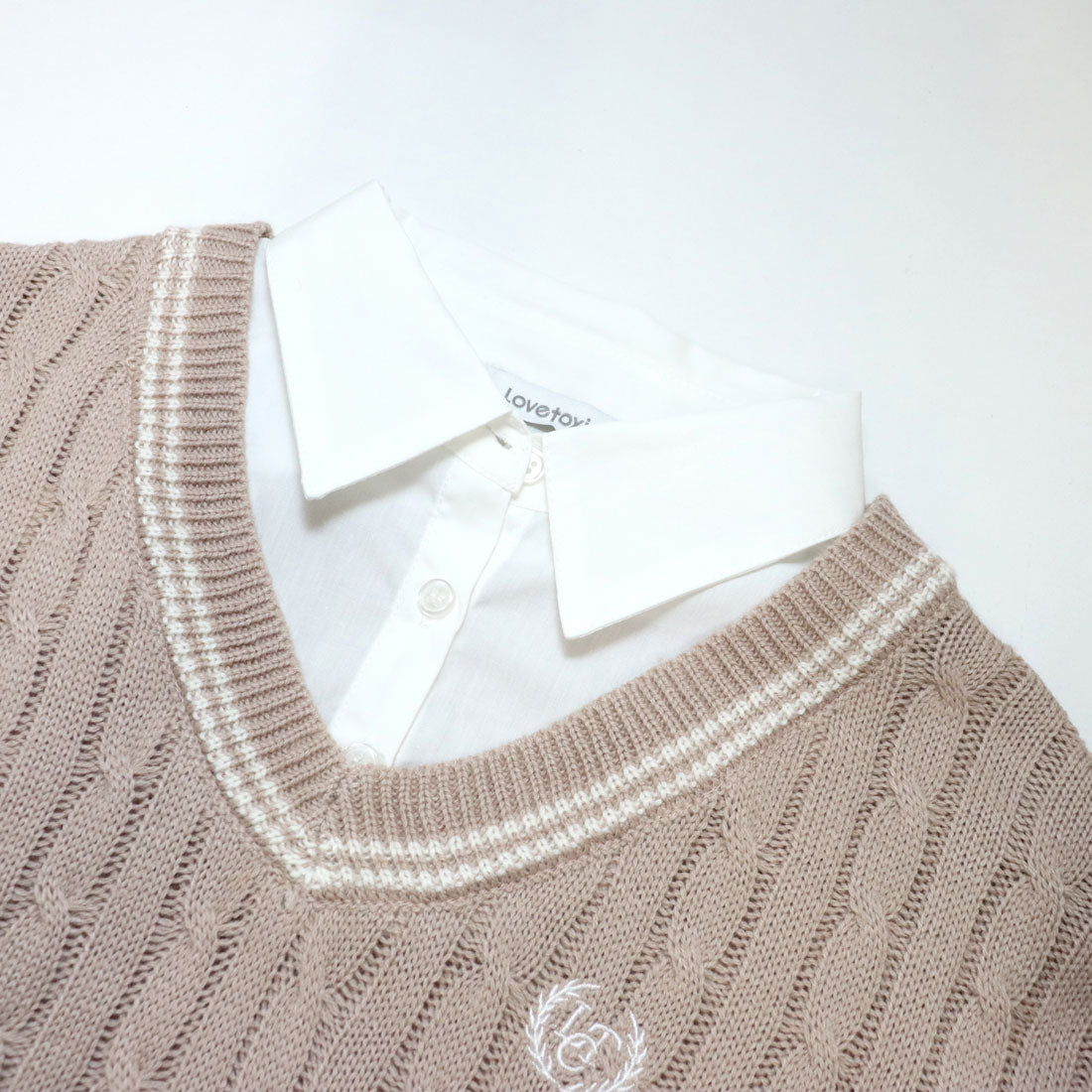 ラブトキシック Lovetoxic レイヤードチルデンニット