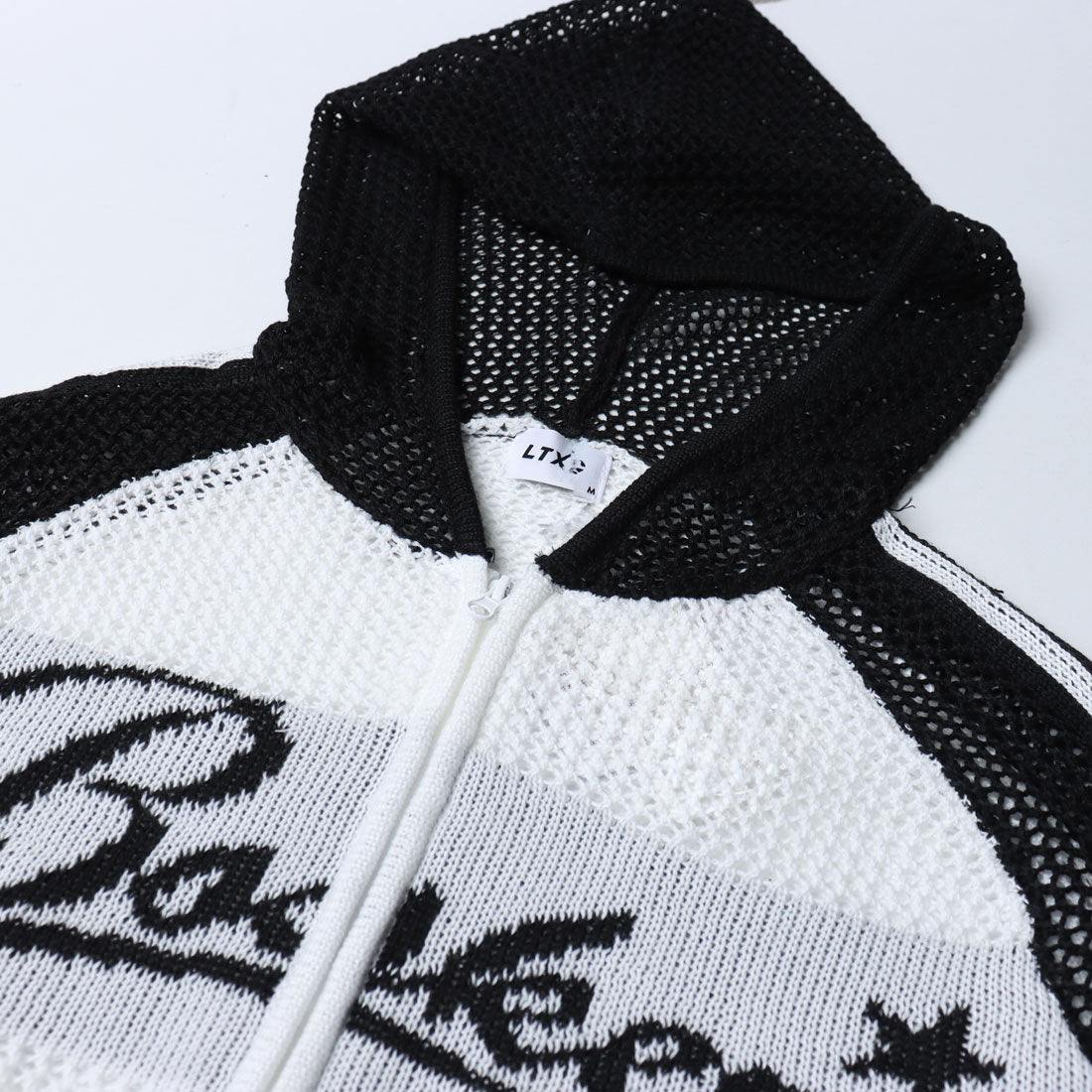 ラブトキシック Lovetoxic 【LTXC】メッシュラグランZIPニット