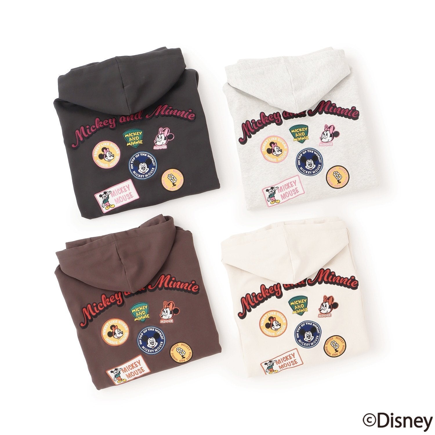 ラブトキシック Lovetoxic 【Disney】ルーズパーカー （チャコール） チャコール