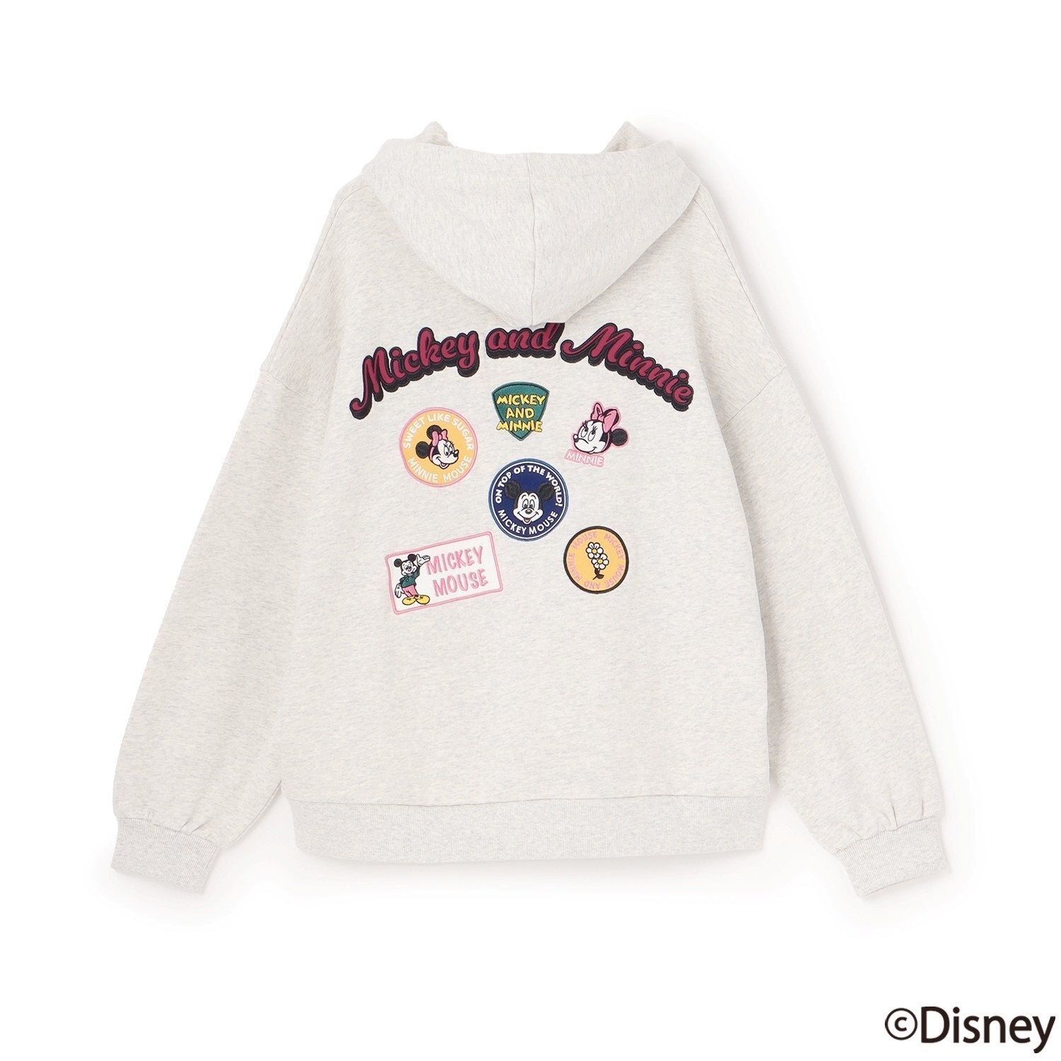 ラブトキシック Lovetoxic 【Disney】ルーズパーカー （チャコール） チャコール