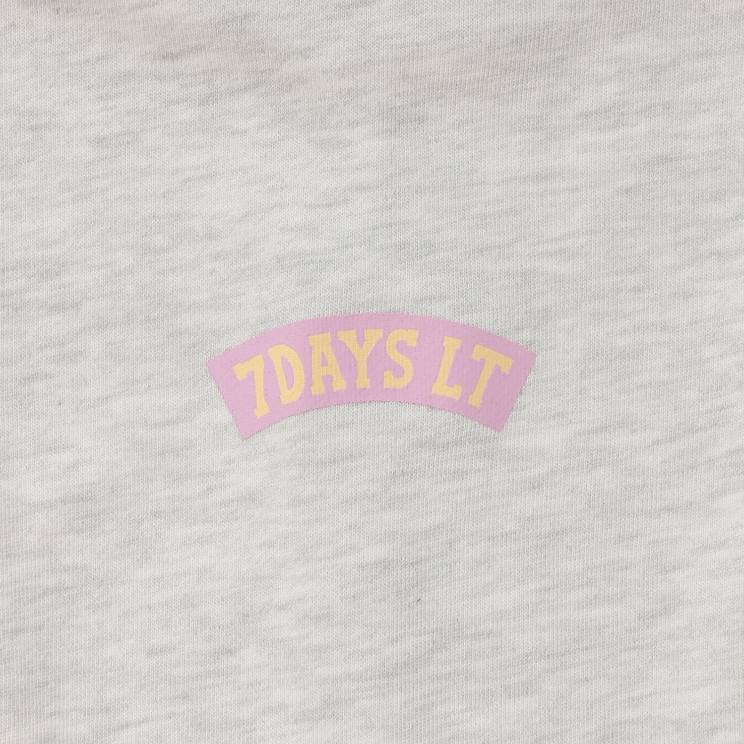 ラブトキシック Lovetoxic 【7days】配色パーカー （シロ杢） シロ杢