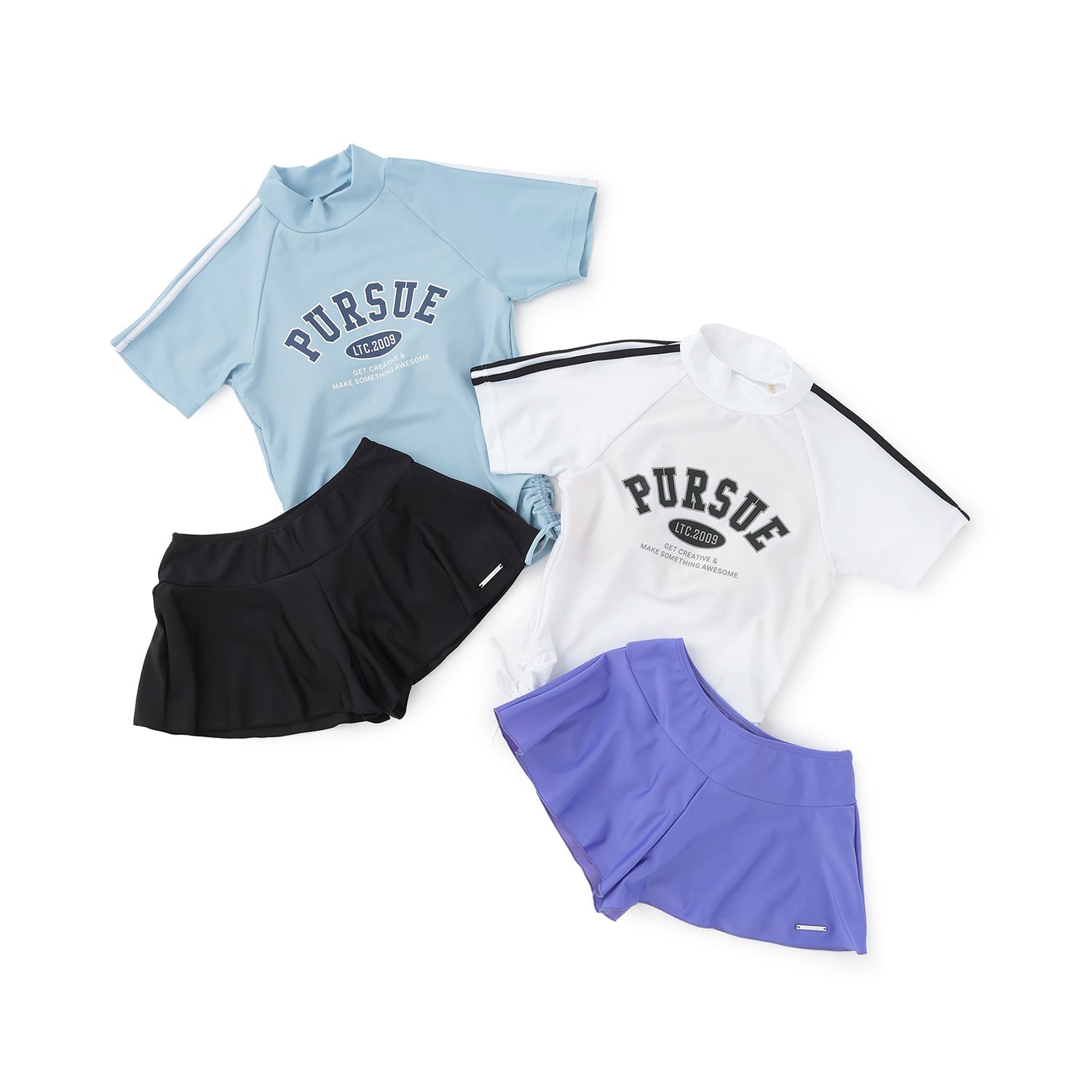 ラブトキシック Lovetoxic ドロストTシャツ2点セット【返品不可商品】 （白） 白