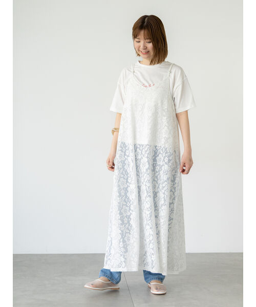 ルノンキュール Lugnoncure 【接触冷感】筆記体ロゴプリントTシャツ （レッド） レッド