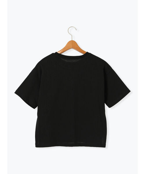 ルノンキュール Lugnoncure 【接触冷感】筆記体ロゴプリントTシャツ （レッド） レッド