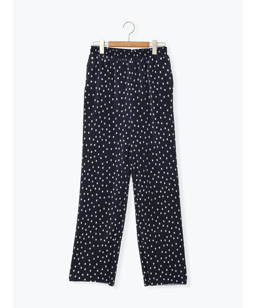 ルノンキュール Lugnoncure 【セルフカット】無地/柄アソートプリーツパンツ （ブルー） ブルー