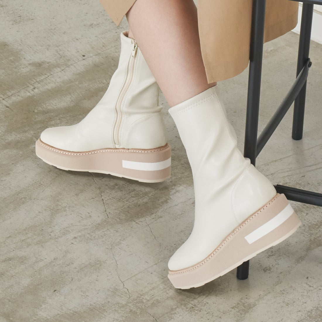 Ara /アラストレッチウエッジブーツ
