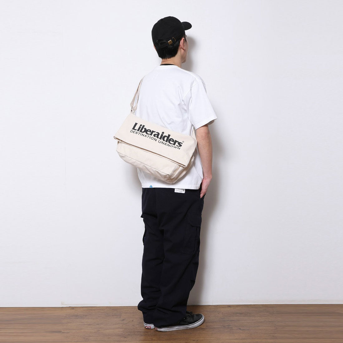 リベレイダースピーエックス Liberaiders PX キャンバス フラップ ショルダーバッグ（CANVAS FLAP SHOULDER BAG） （WHITE） WHITE
