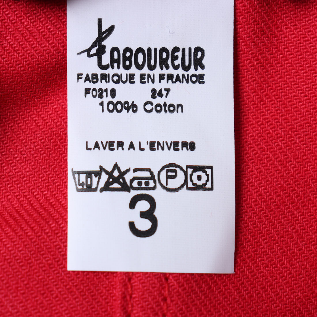 ル ラブルール Le Laboureur ルラブルール コットンジャケット  Le Laboureur VESTON COTTON （レッド） レッド