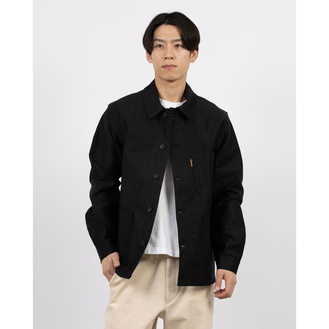 ル ラブルール Le Laboureur ル ラブルール ベストン モールスキン フレンチワーク  Le Laboureur VESTON MOLSKIN （ブラック） ブラック
