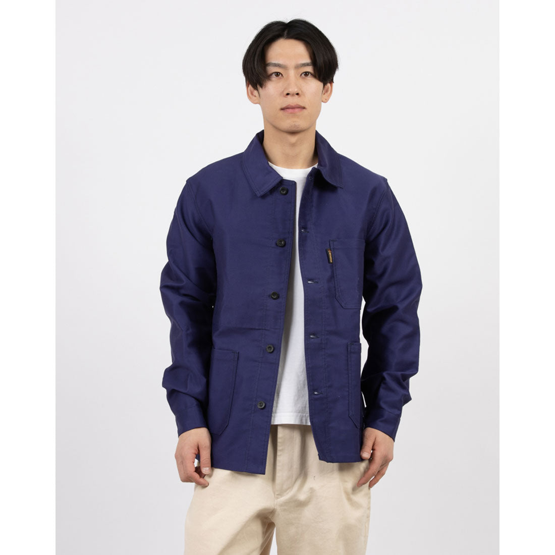 ル ラブルール Le Laboureur ル ラブルール ベストン モールスキン フレンチワーク  Le Laboureur VESTON MOLSKIN （ネイビー） ネイビー