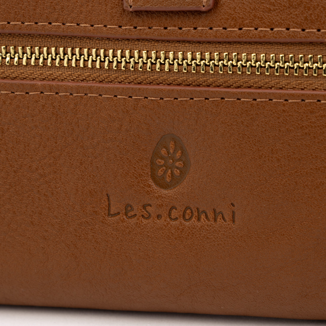 レコンニ Les.conni 本革 スナップ 薄型 長財布（キャメル） キャメル