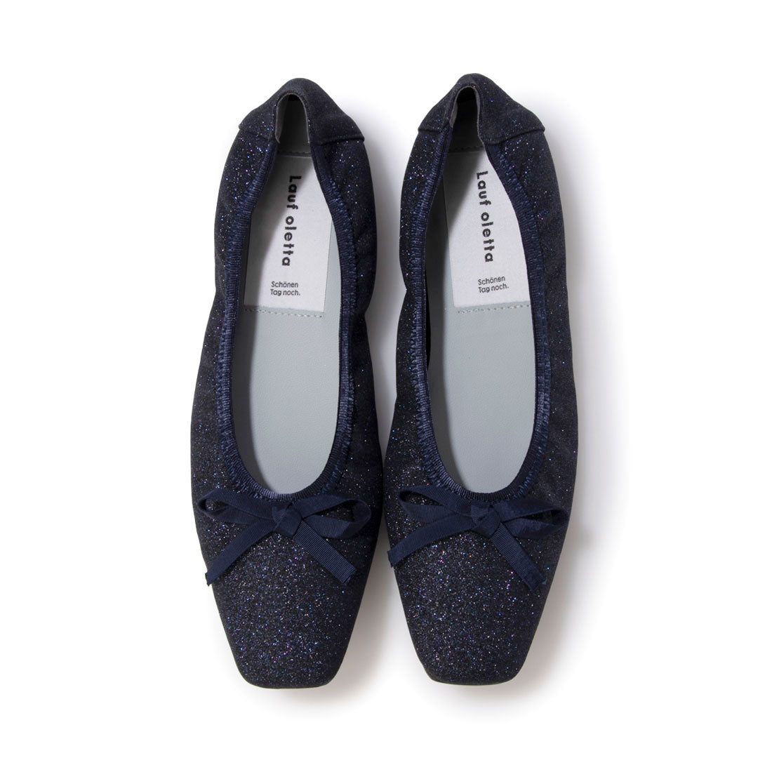 ラフオレッタ Lauf oletta 【ニコタイムズコラボカラー】ソフトシャーリングバレエ(LH109) （NAVY-Z） NAVY-Z