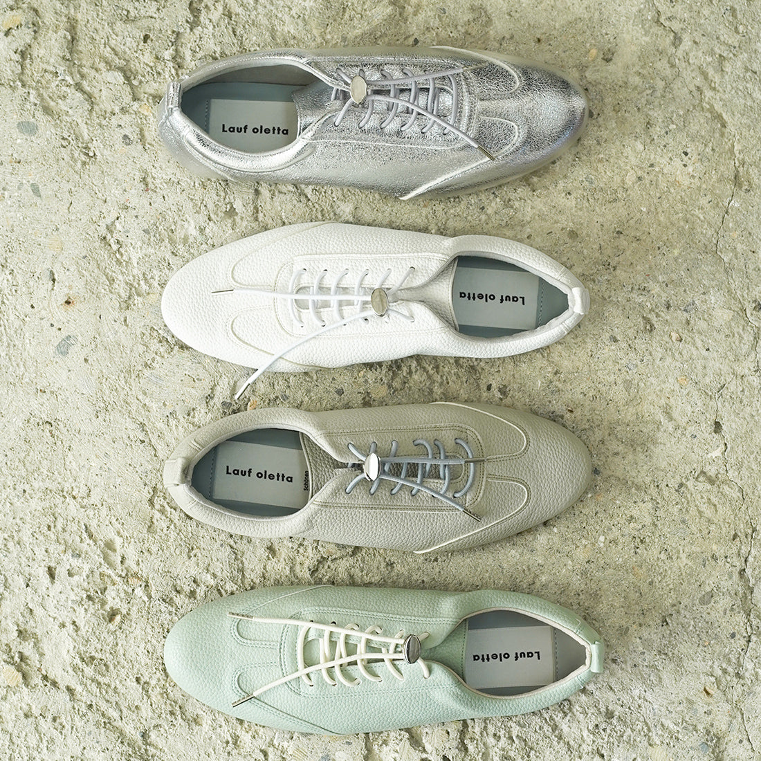 ラフオレッタ Lauf oletta 【レイン対応】ソフトバレエスニーカー ALL-WEATHER(LRH105A) （BLACK） BLACK